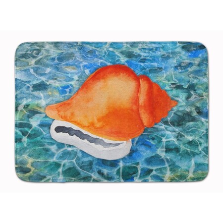 Carolines Treasures Sea Shell Machine Washable Memory Foam Mat BB5371RUG
